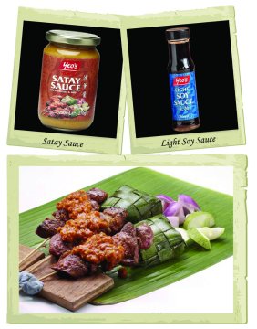 Satay Chicken on Skewers