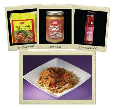 Special Satay Beef Fried Ezy-Cook Noodles